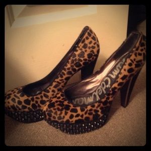 Sam Edelman Cheetah Print Stilettos
